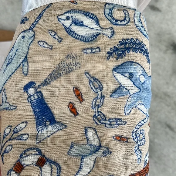 Angel Dear Nautical Notebook Swaddle NWT - Picture 3 of 5